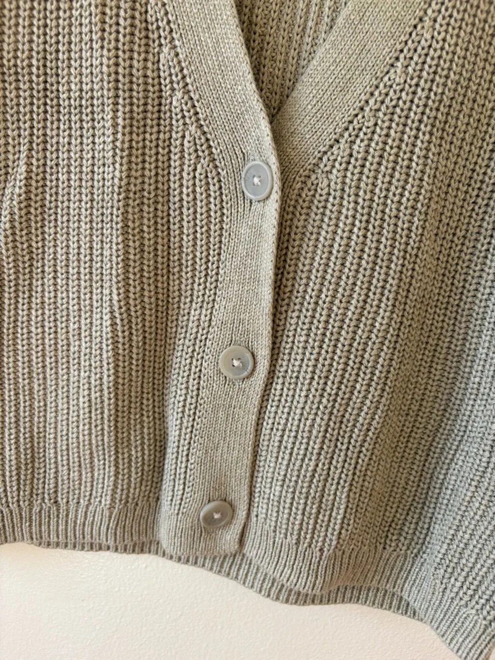 Universal Thread Olive Green Knit Button-Front Sweater Vest - Picture 2 of 4